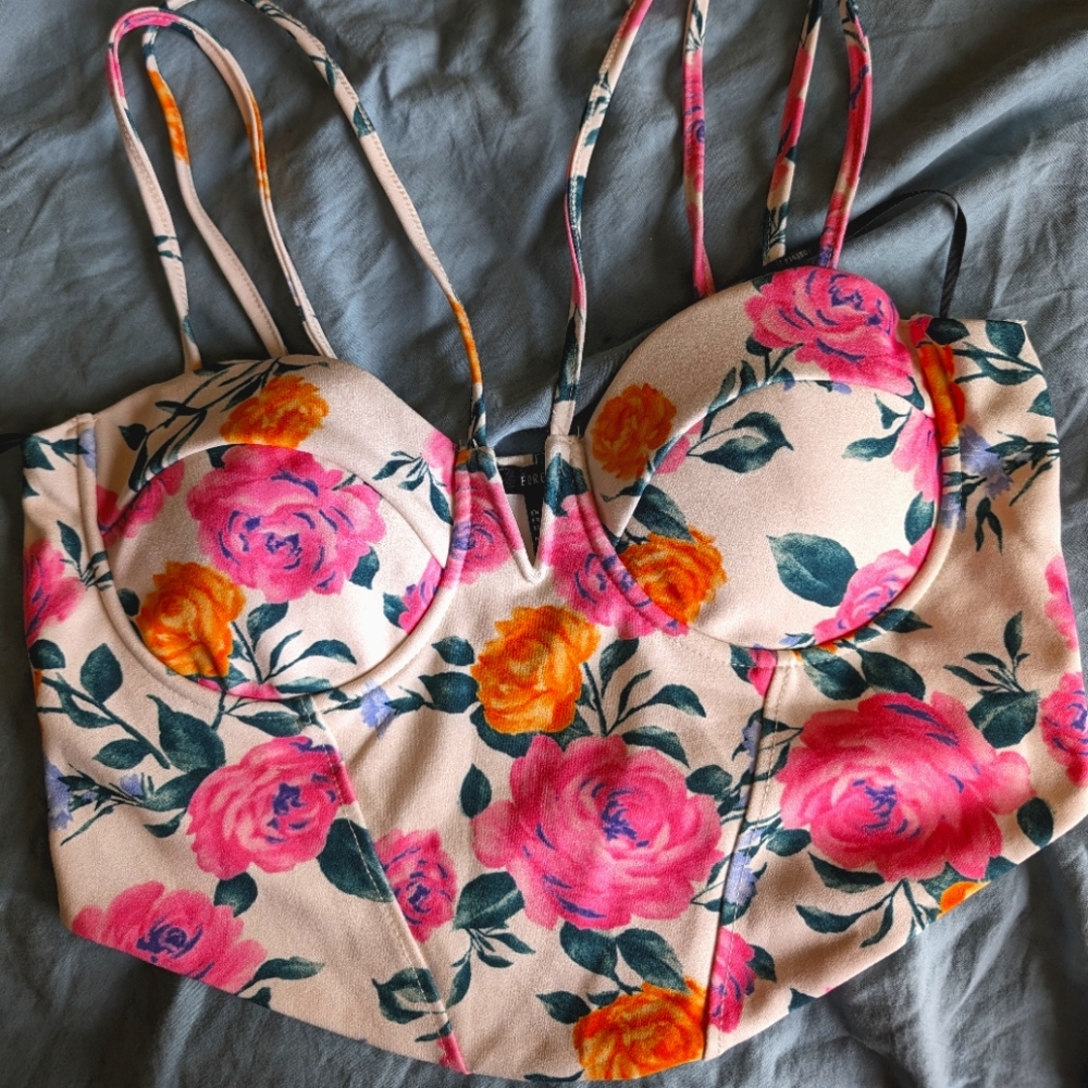Forever 21 crop bustier